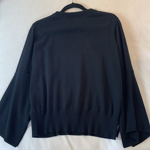 Brochure Walker | black sweater with flare sleeves size M - Picture 8 of 8